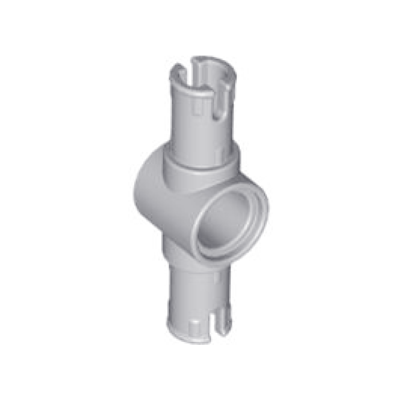 Technic, Pin 3L met pin gat in het midden Light Bluish Gray